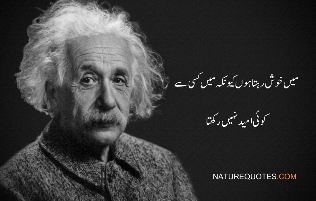 Albert Einstein Quotes in Urdu